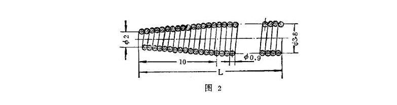 二、J形油封的彈簧結(jié)構(gòu)圖：軸徑為最小為100毫米至800毫米