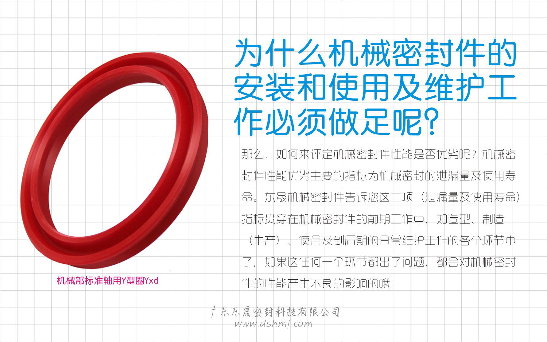 我們不經(jīng)就要問了，為什么機(jī)械密封圈的安裝、使用及維護(hù)工作必須要做到100%的呢？