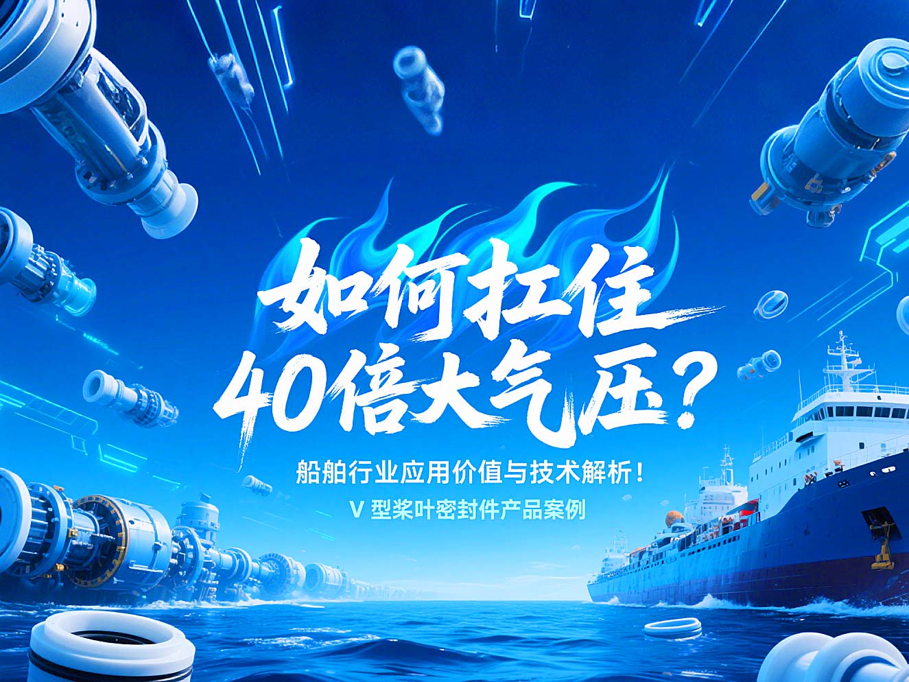 V型槳葉密封件 ?  如何扛住40倍大氣壓：船舶行業(yè)應(yīng)用價(jià)值與技術(shù)解析！